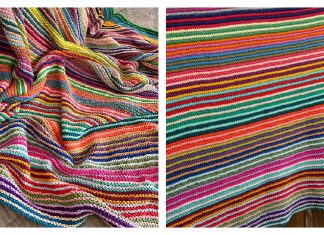 Coloring Book Blanket Free Knitting Pattern