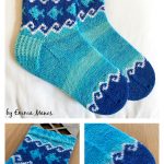 Fish Socks Free Knitting Pattern