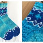 Fish Socks Free Knitting Pattern