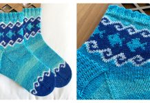 Fish Socks Free Knitting Pattern