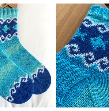 Fish Socks Free Knitting Pattern Fish Socks Free Knitting Pattern