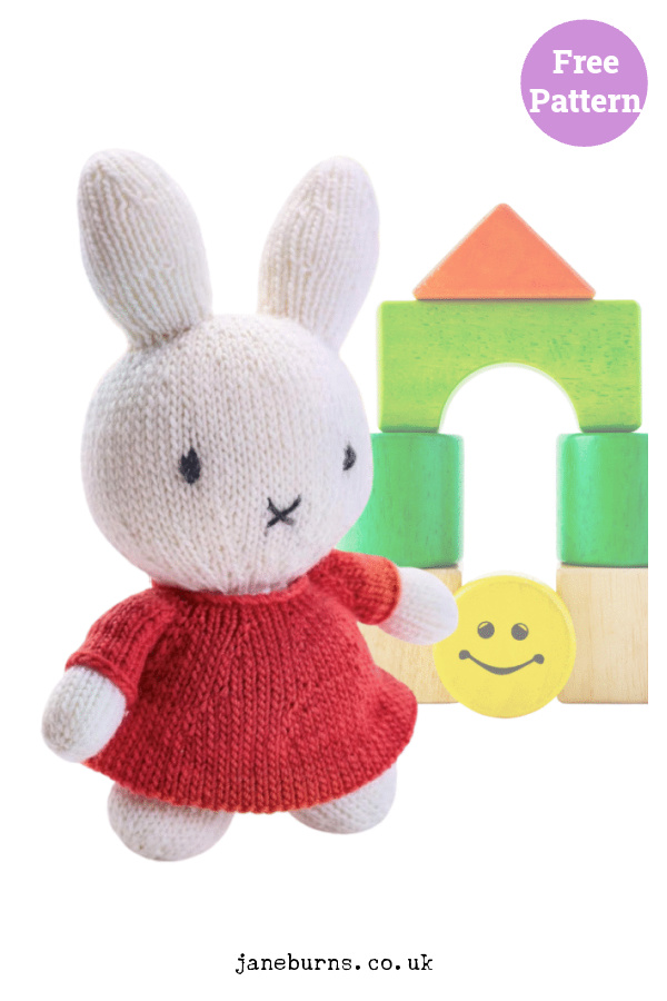 Miffy Toy Free Knitting Pattern