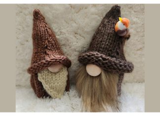 Mini Gnome Free Knitting Pattern