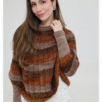 Mocha Muse Poncho Blouse Free Knitting Pattern