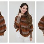 Mocha Muse Poncho Blouse Free Knitting Pattern