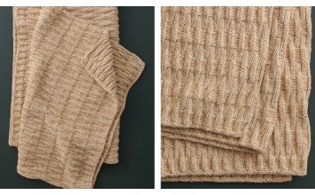 Picnic Basket Blanket Free Knitting Pattern