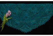 Rose Dance Shawl Free Knitting Pattern Rose Dance Shawl Free Knitting Pattern