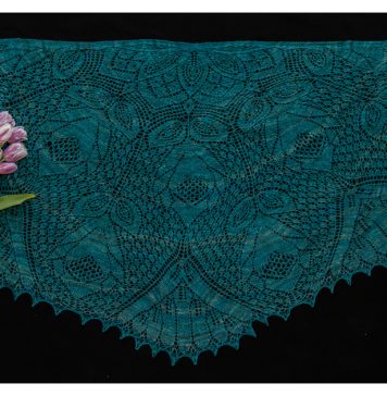 Rose Dance Shawl Free Knitting Pattern