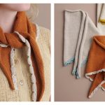 Scallop Edge Bandana Free Knitting Pattern