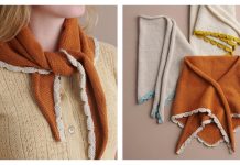 Scallop Edge Bandana Free Knitting Pattern Scallop Edge Bandana Free Knitting Pattern