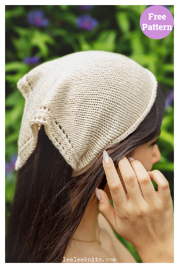 The Weekend Bandana Free Knitting Pattern