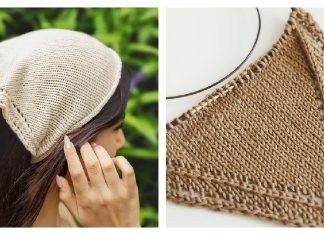 The Weekend Bandana Free Knitting Pattern