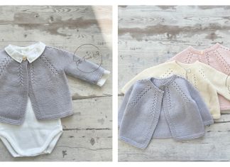Reversible Baby Cardigan Knitting Pattern