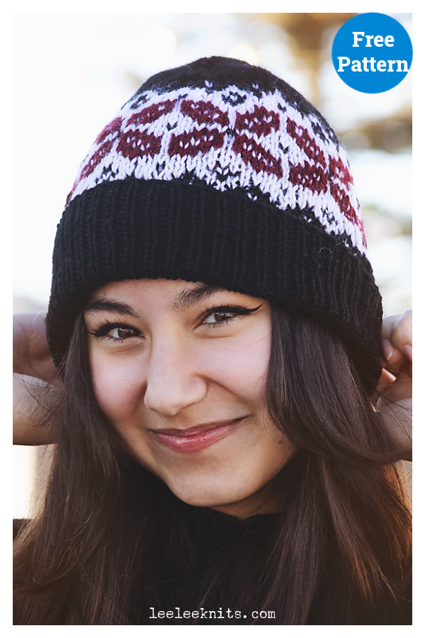Crosspoint Fair Isle Hat Free Knitting Pattern