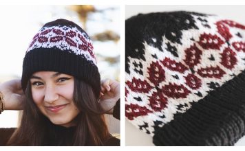 Crosspoint Fair Isle Hat Free Knitting Pattern Crosspoint Fair Isle Hat Free Knitting Pattern
