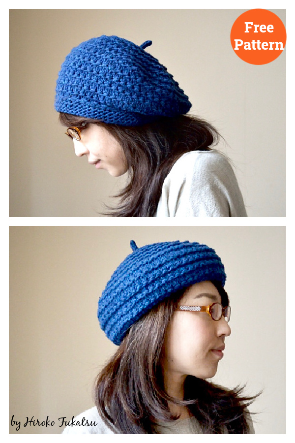 Donguri Beret Free Knitting Pattern
