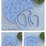 Ellis Baby Bonnet Free Knitting Pattern