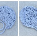 Ellis Baby Bonnet Free Knitting Pattern