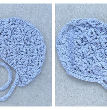 Ellis Baby Bonnet Free Knitting Pattern