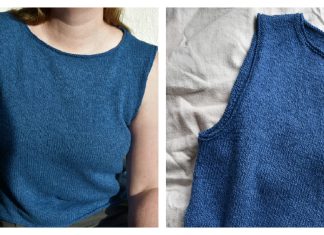 Forget Me Not Top Free Knitting Pattern