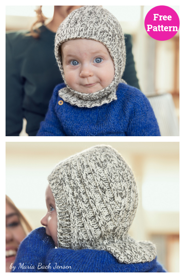 Inger Baby Balaclava Free Knitting Pattern