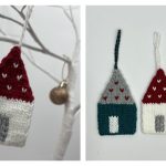 Mini Knitted House Free Knitting Pattern