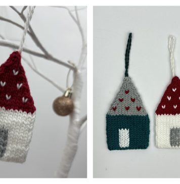 Mini Knitted House Free Knitting Pattern Mini Knitted House Free Knitting Pattern