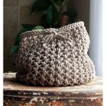 Mini Mesh Market Bag Free Knitting Pattern