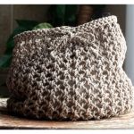 Mini Mesh Market Bag Free Knitting Pattern