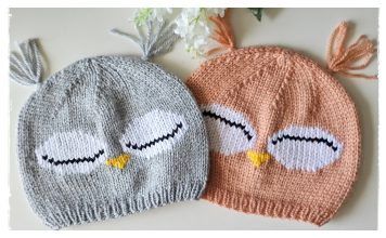 Owl Beanie Free Knitting Pattern Owl Beanie Free Knitting Pattern