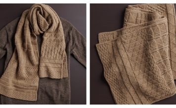 Porto Wrap Free Knitting Pattern