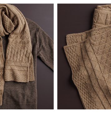 Porto Wrap Free Knitting Pattern
