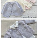 Reversible Baby Cardigan Knitting Pattern