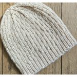 Single Basketweave Beanie Free Knitting Pattern