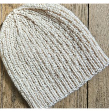 Single Basketweave Beanie Free Knitting Pattern Single Basketweave Beanie Free Knitting Pattern