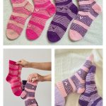 I Heart U Socks Free Knitting Pattern