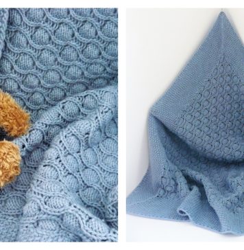 Bubble Baby Blanket Free Knitting Pattern