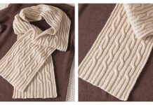 Ceramic Art Scarf Free Knitting Pattern