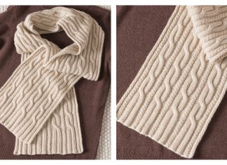 Ceramic Art Scarf Free Knitting Pattern