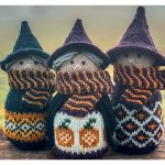 Colorwork Halloween Witch Knitting Pattern