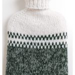 Cozy Fair Isle Hot Water Bottle Cover Free Knitting Pattern