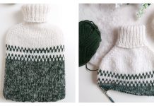 Cozy Fair Isle Hot Water Bottle Cover Free Knitting Pattern Cozy Fair Isle Hot Water Bottle Cover Free Knitting Pattern