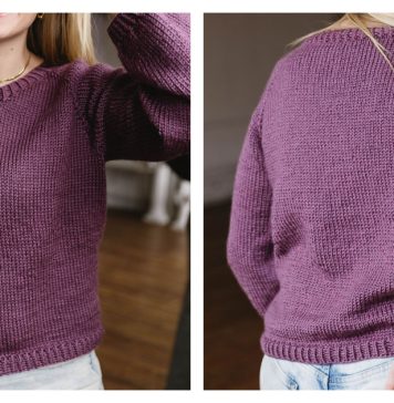 Easy Street Sweater Free Knitting Pattern and Video Tutorial Easy Street Sweater Free Knitting Pattern and Video Tutorial