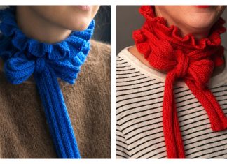 Elisabeth Mini Scarf Free Knitting Pattern