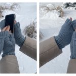 Flip Top Mittens Free Knitting Pattern