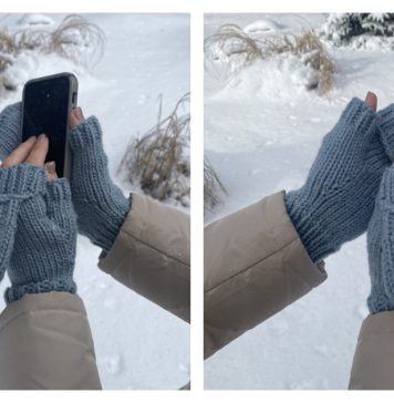Flip Top Mittens Free Knitting Pattern Flip Top Mittens Free Knitting Pattern
