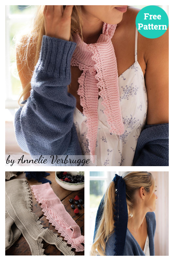 Frid Scarf Free Knitting Pattern