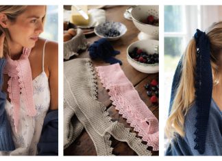 Frid Scarf Free Knitting Pattern
