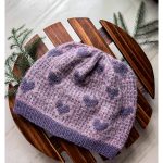 Heart Hat Free Knitting Pattern