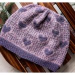 Heart Hat Free Knitting Pattern